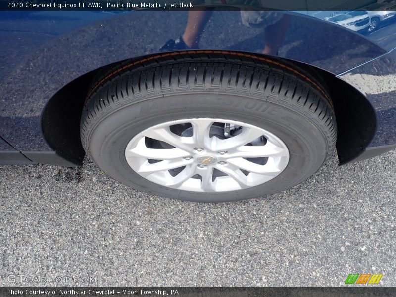 Pacific Blue Metallic / Jet Black 2020 Chevrolet Equinox LT AWD