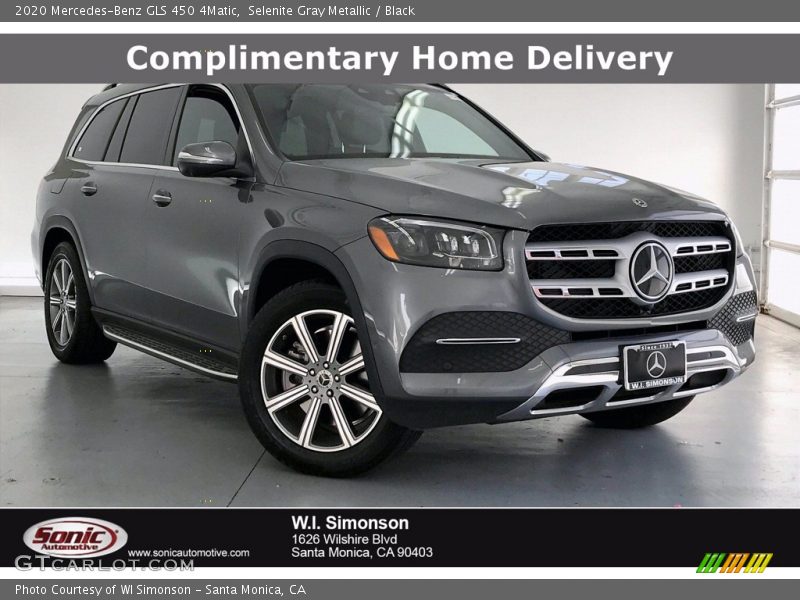 Selenite Gray Metallic / Black 2020 Mercedes-Benz GLS 450 4Matic