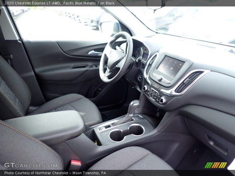 Pacific Blue Metallic / Jet Black 2020 Chevrolet Equinox LT AWD