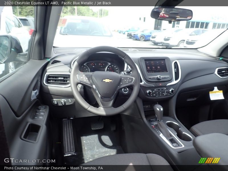 Pacific Blue Metallic / Jet Black 2020 Chevrolet Equinox LT AWD