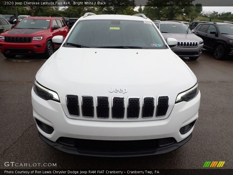 Bright White / Black 2020 Jeep Cherokee Latitude Plus 4x4