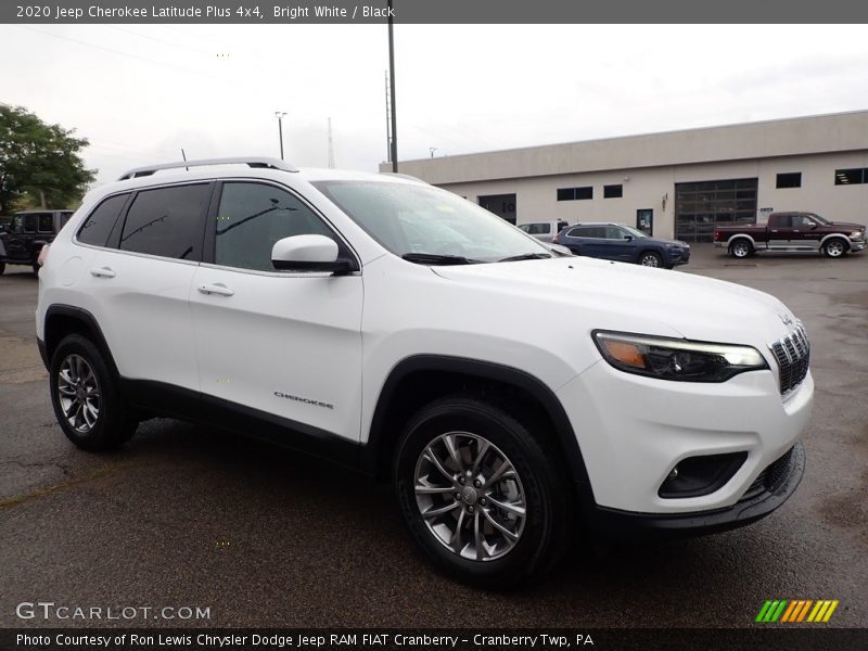 Bright White / Black 2020 Jeep Cherokee Latitude Plus 4x4