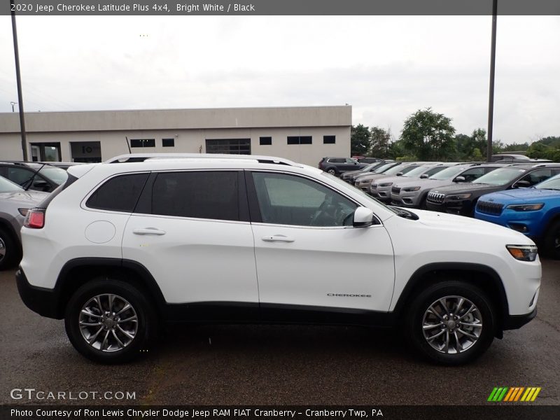 Bright White / Black 2020 Jeep Cherokee Latitude Plus 4x4