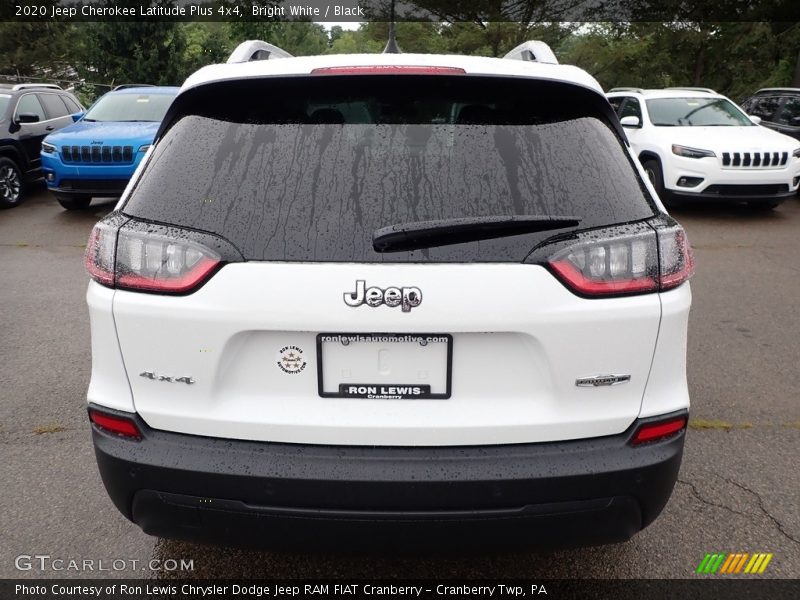 Bright White / Black 2020 Jeep Cherokee Latitude Plus 4x4