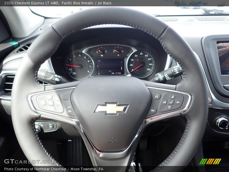 Pacific Blue Metallic / Jet Black 2020 Chevrolet Equinox LT AWD
