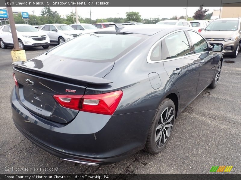 Shadow Gray Metallic / Jet Black 2020 Chevrolet Malibu RS