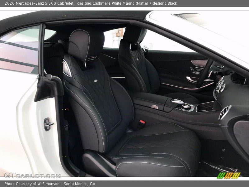 Front Seat of 2020 S 560 Cabriolet