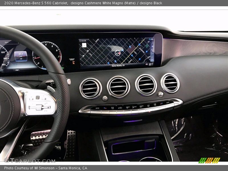 Dashboard of 2020 S 560 Cabriolet