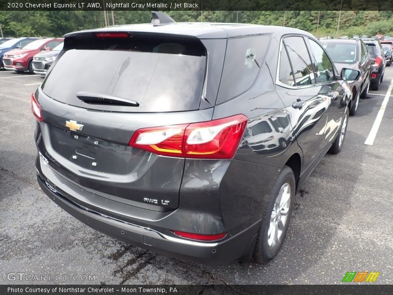 Nightfall Gray Metallic / Jet Black 2020 Chevrolet Equinox LT AWD