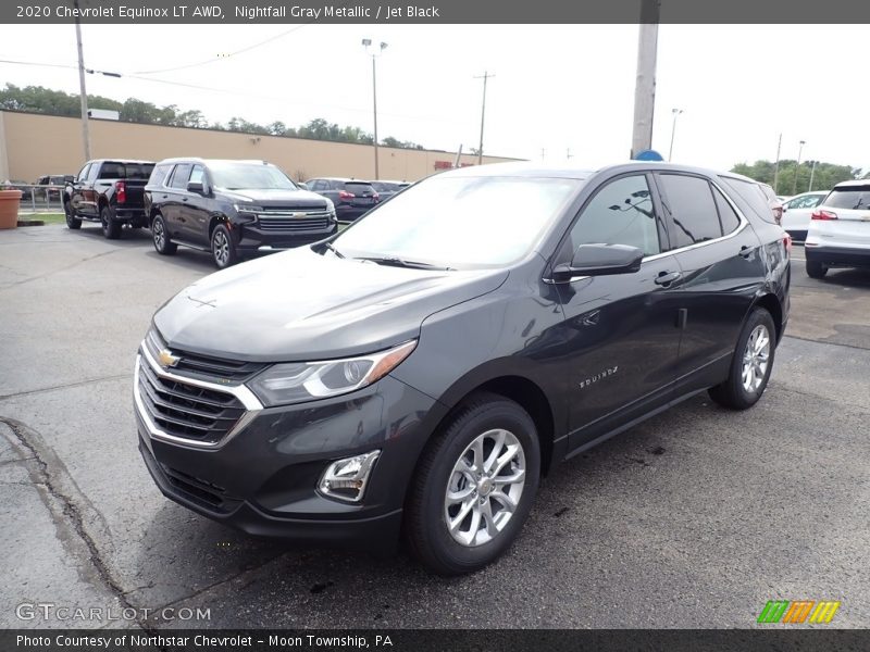 Nightfall Gray Metallic / Jet Black 2020 Chevrolet Equinox LT AWD