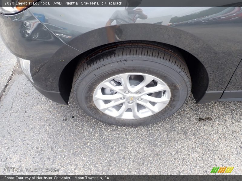 Nightfall Gray Metallic / Jet Black 2020 Chevrolet Equinox LT AWD