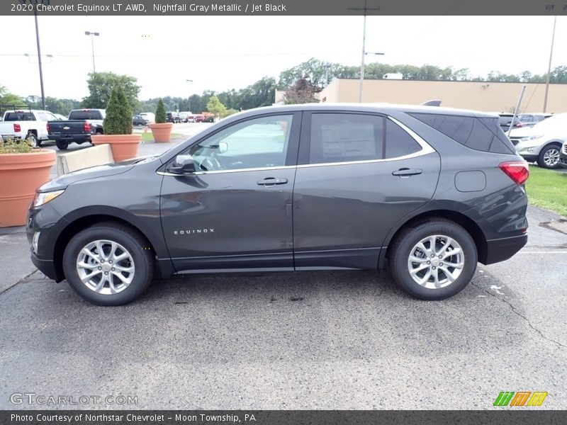 Nightfall Gray Metallic / Jet Black 2020 Chevrolet Equinox LT AWD