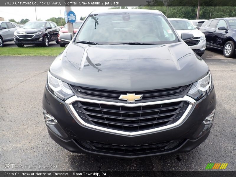 Nightfall Gray Metallic / Jet Black 2020 Chevrolet Equinox LT AWD