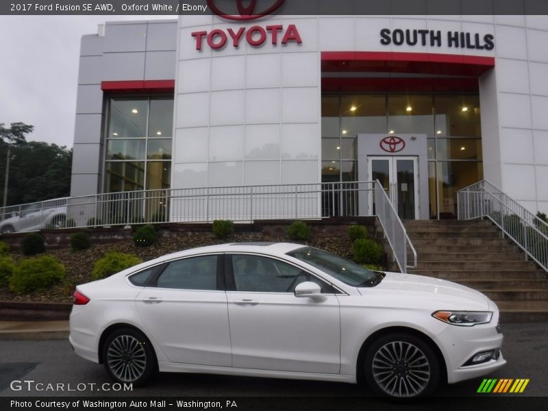 Oxford White / Ebony 2017 Ford Fusion SE AWD