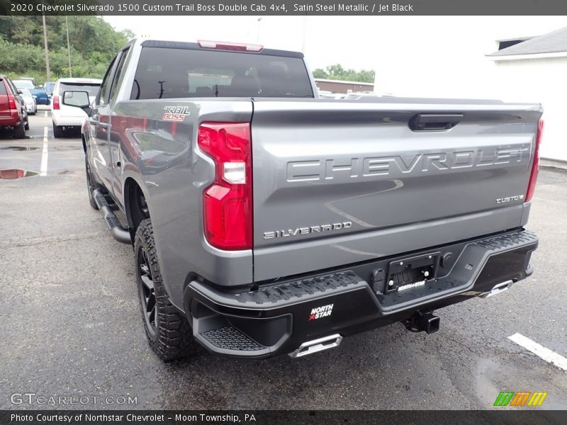 Satin Steel Metallic / Jet Black 2020 Chevrolet Silverado 1500 Custom Trail Boss Double Cab 4x4