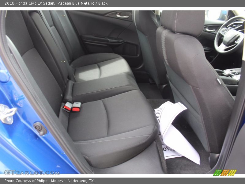 Rear Seat of 2018 Civic EX Sedan