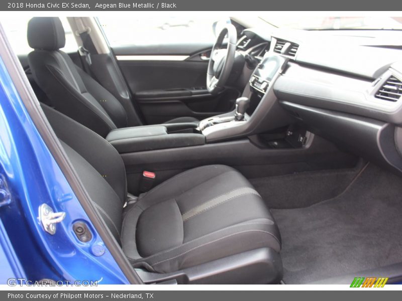 Front Seat of 2018 Civic EX Sedan