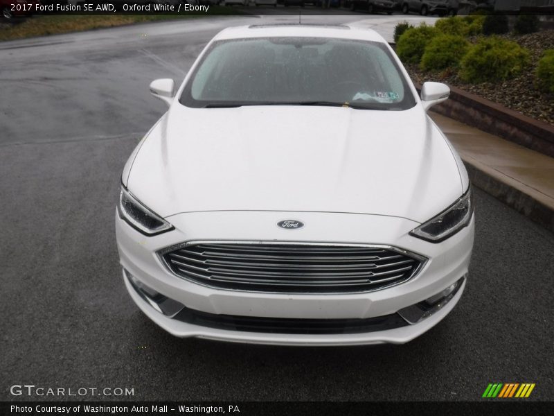 Oxford White / Ebony 2017 Ford Fusion SE AWD