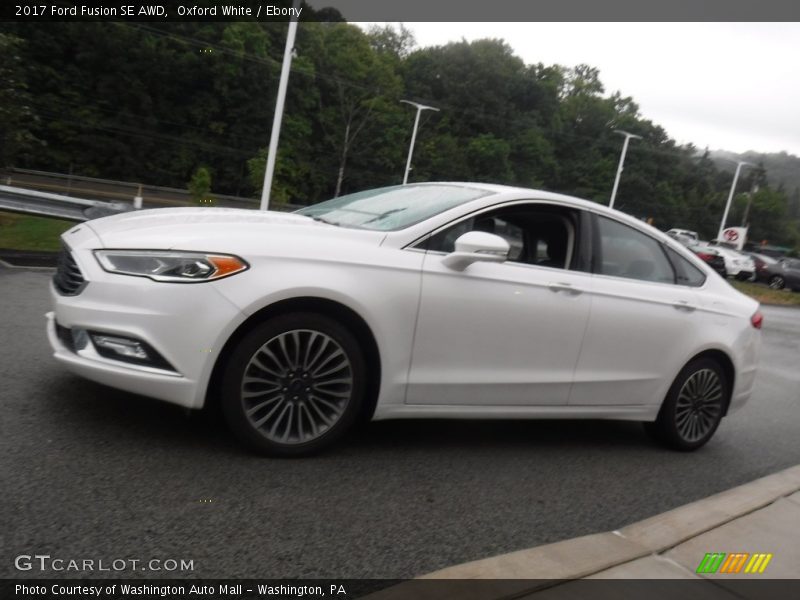 Oxford White / Ebony 2017 Ford Fusion SE AWD