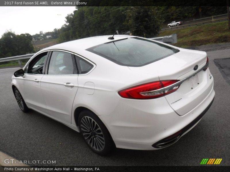 Oxford White / Ebony 2017 Ford Fusion SE AWD