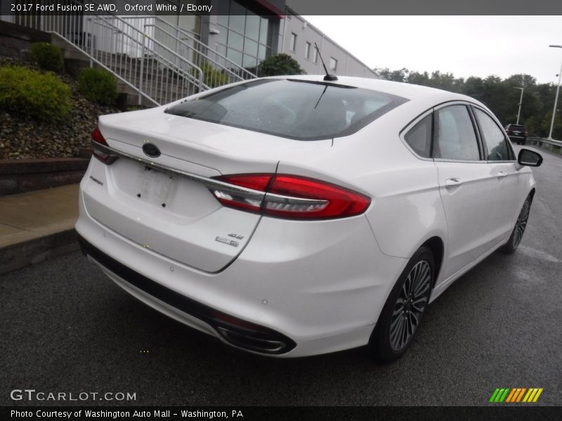 Oxford White / Ebony 2017 Ford Fusion SE AWD