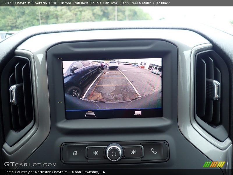 Satin Steel Metallic / Jet Black 2020 Chevrolet Silverado 1500 Custom Trail Boss Double Cab 4x4