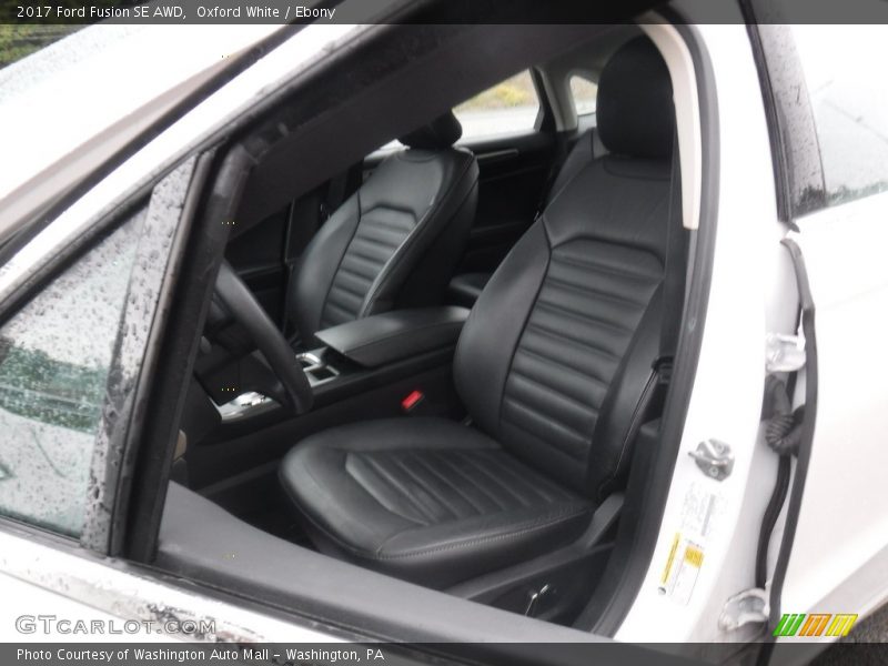 Oxford White / Ebony 2017 Ford Fusion SE AWD
