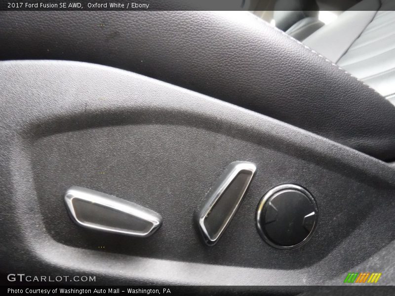 Oxford White / Ebony 2017 Ford Fusion SE AWD
