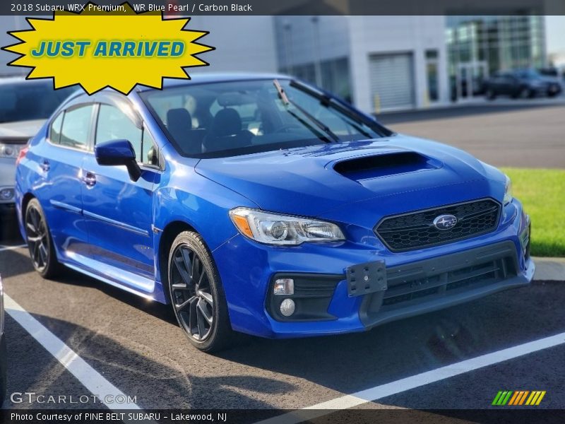 WR Blue Pearl / Carbon Black 2018 Subaru WRX Premium