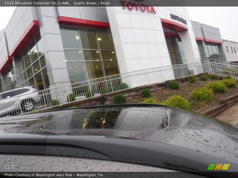 Quartz Brown / Beige 2016 Mitsubishi Outlander SEL S-AWC