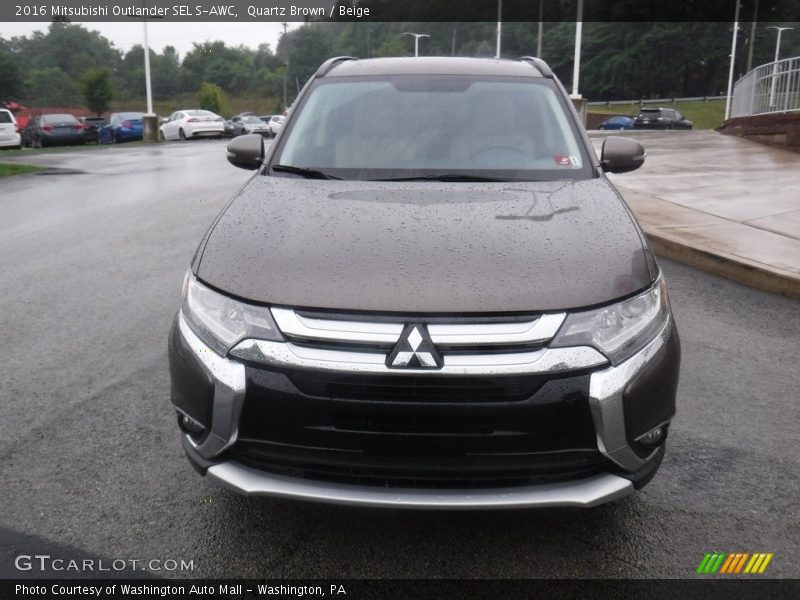 Quartz Brown / Beige 2016 Mitsubishi Outlander SEL S-AWC