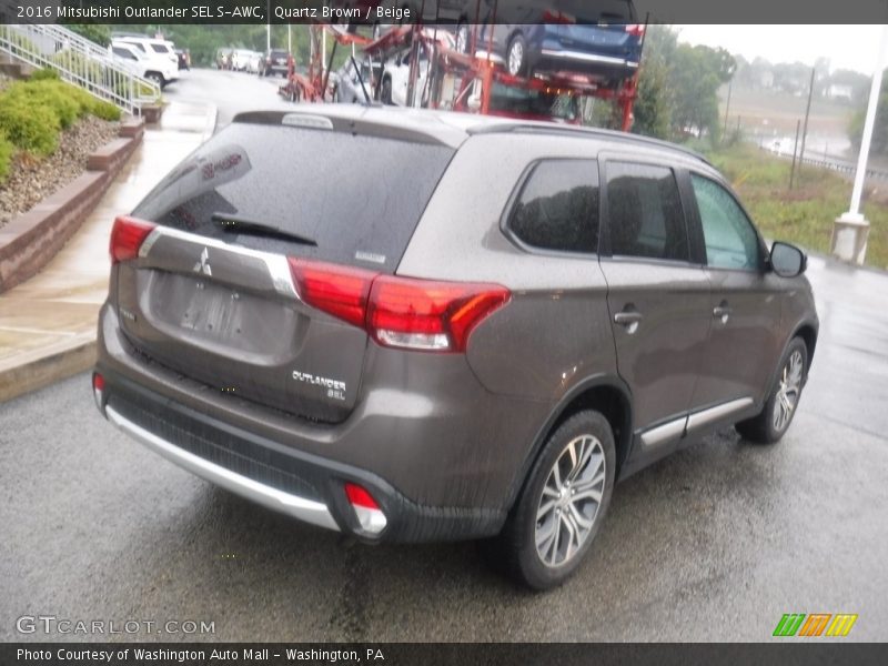 Quartz Brown / Beige 2016 Mitsubishi Outlander SEL S-AWC