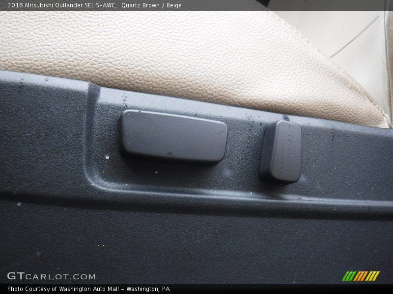 Quartz Brown / Beige 2016 Mitsubishi Outlander SEL S-AWC