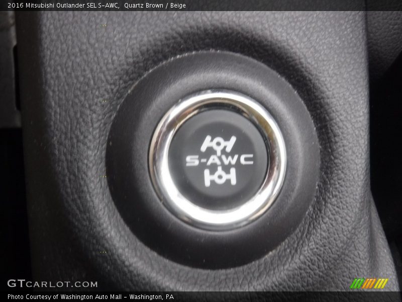 Controls of 2016 Outlander SEL S-AWC