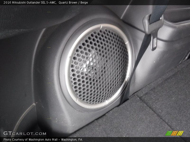 Audio System of 2016 Outlander SEL S-AWC