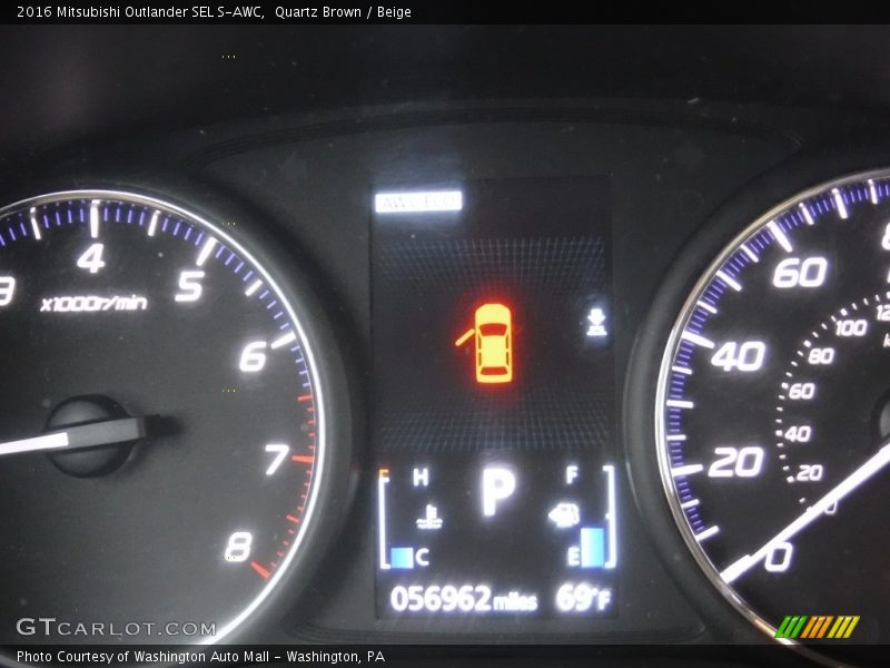 Quartz Brown / Beige 2016 Mitsubishi Outlander SEL S-AWC
