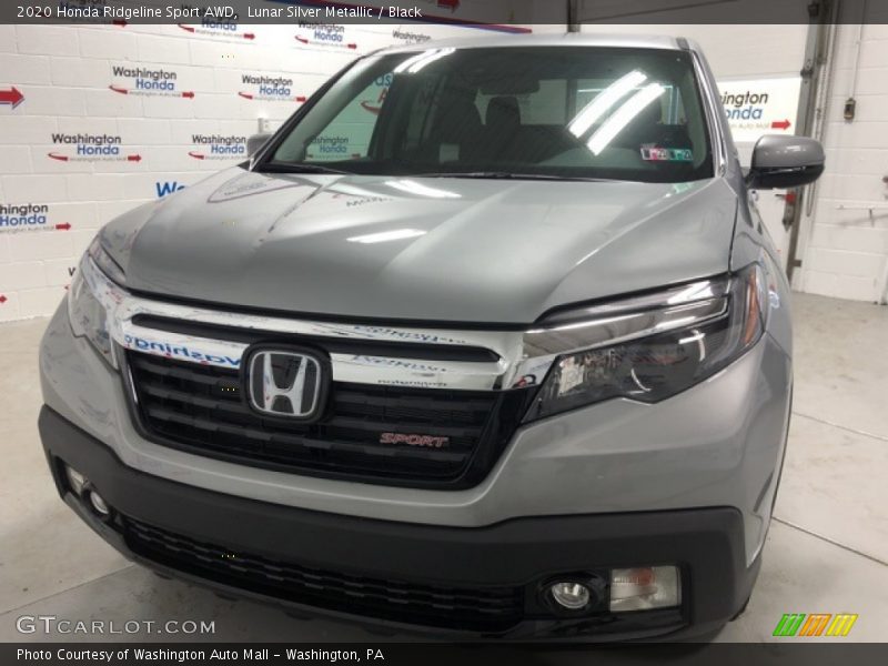 Lunar Silver Metallic / Black 2020 Honda Ridgeline Sport AWD