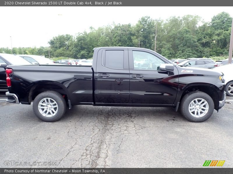 Black / Jet Black 2020 Chevrolet Silverado 1500 LT Double Cab 4x4