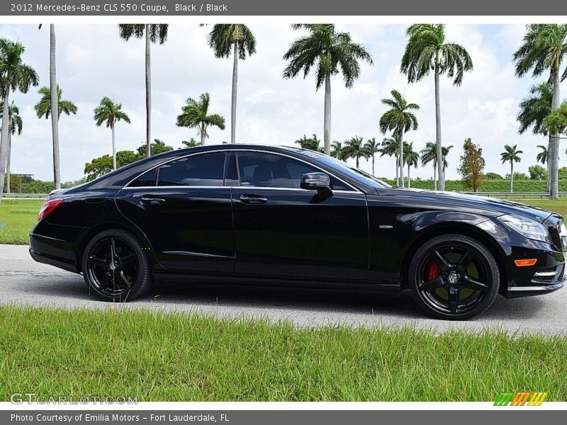 Black / Black 2012 Mercedes-Benz CLS 550 Coupe