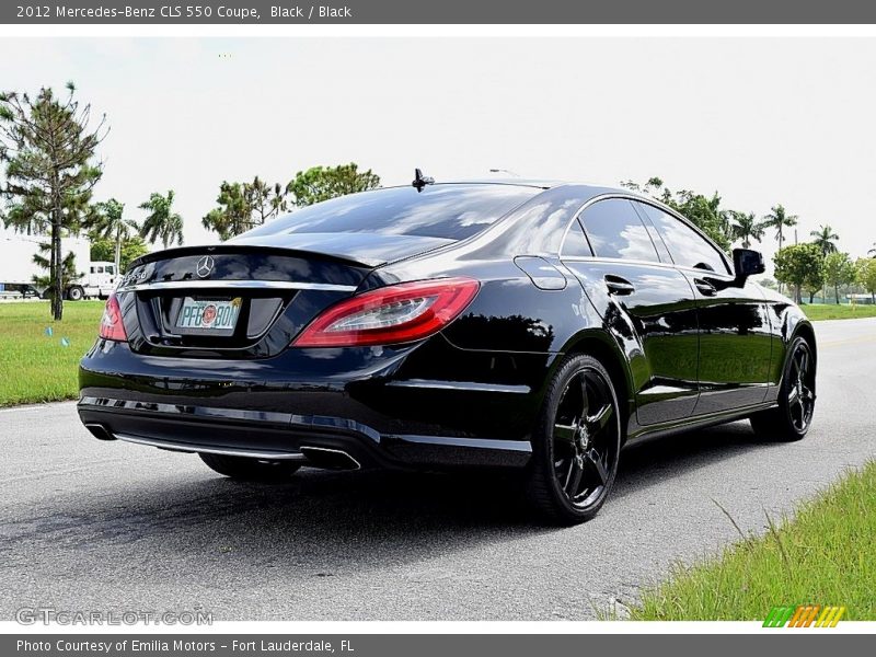 Black / Black 2012 Mercedes-Benz CLS 550 Coupe