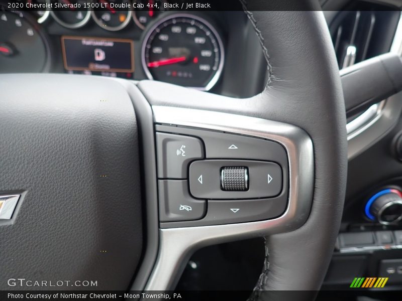 Black / Jet Black 2020 Chevrolet Silverado 1500 LT Double Cab 4x4
