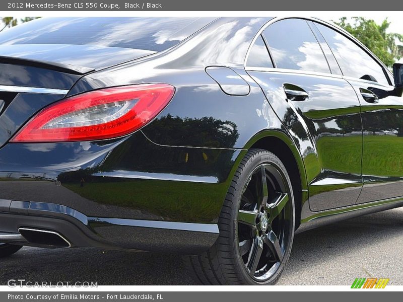 Black / Black 2012 Mercedes-Benz CLS 550 Coupe