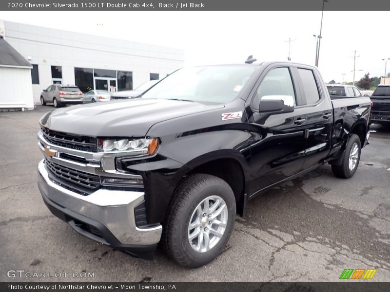 Black / Jet Black 2020 Chevrolet Silverado 1500 LT Double Cab 4x4