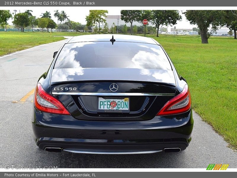 Black / Black 2012 Mercedes-Benz CLS 550 Coupe