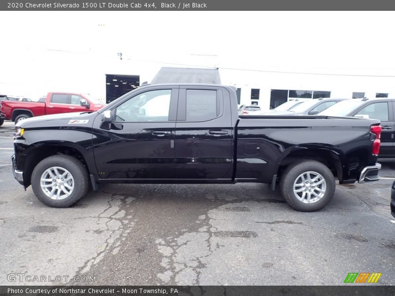 Black / Jet Black 2020 Chevrolet Silverado 1500 LT Double Cab 4x4