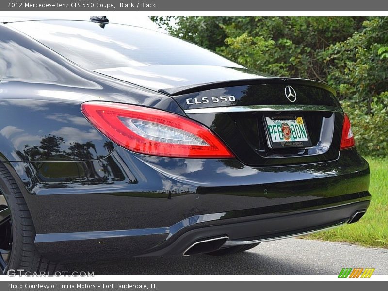 Black / Black 2012 Mercedes-Benz CLS 550 Coupe