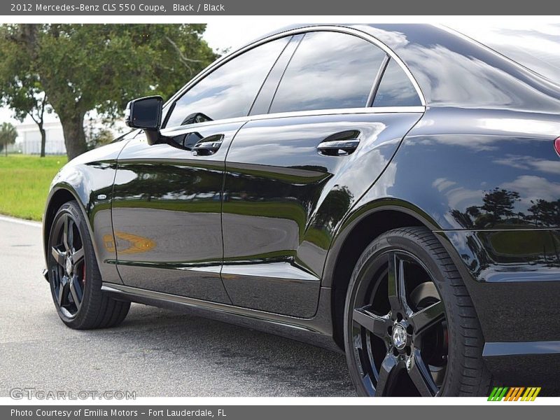 Black / Black 2012 Mercedes-Benz CLS 550 Coupe