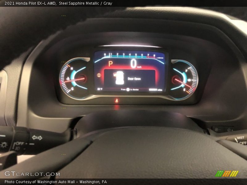 Steel Sapphire Metallic / Gray 2021 Honda Pilot EX-L AWD