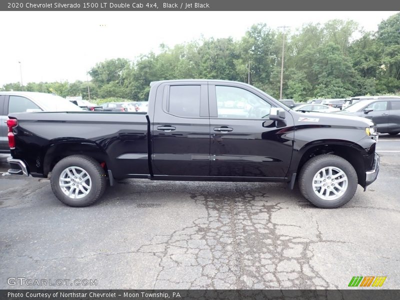 Black / Jet Black 2020 Chevrolet Silverado 1500 LT Double Cab 4x4