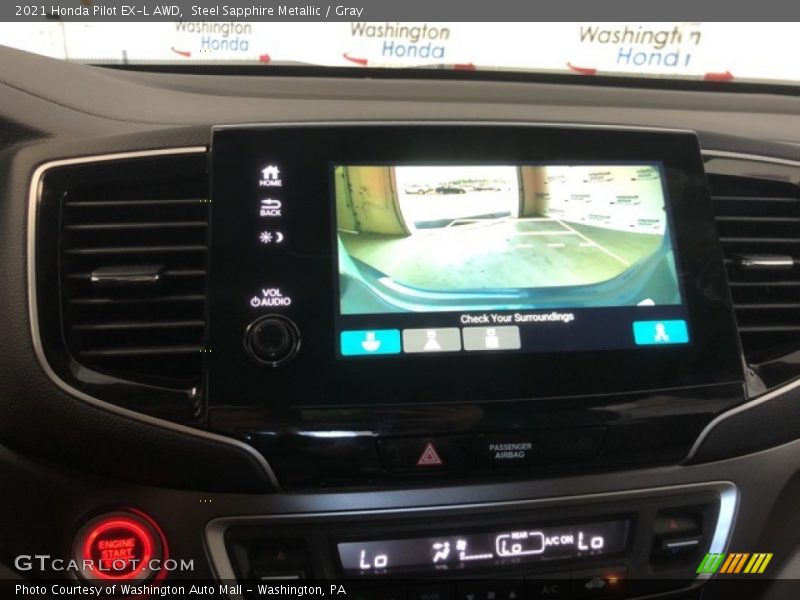Steel Sapphire Metallic / Gray 2021 Honda Pilot EX-L AWD